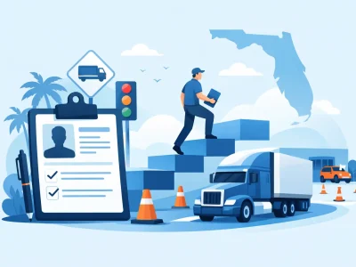 CDL Permit License Steps for Florida Drivers