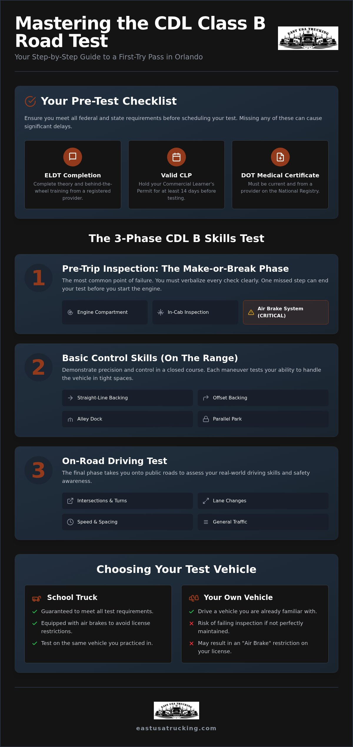 CDL Class B Testing Orlando: Your 2026 Guide to Passing the Road Test