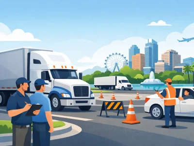 Same Location CDL Training Testing in Orlando